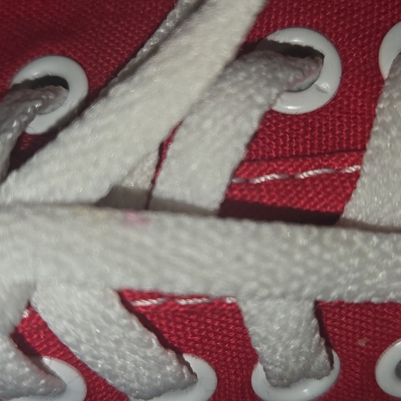 Vans Women's or Men's Authentic Shoes Red and White Size 7 Women / 5.5 Men - Picture 14 of 14